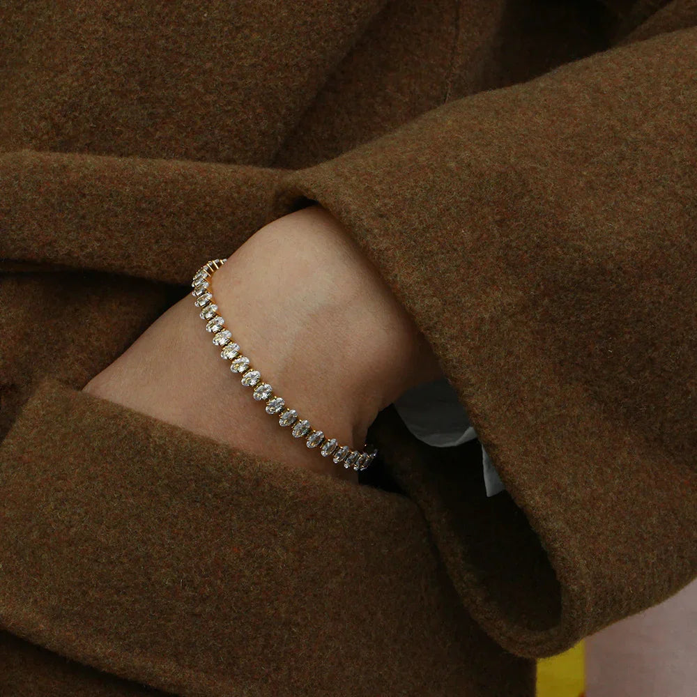 [Topon]Wisteria Diamond Tennis Bracelet