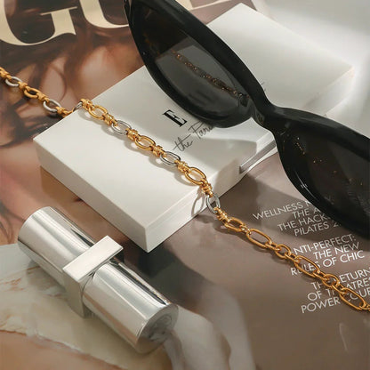 [Topon]Addison Two Tone Gold Bracelet