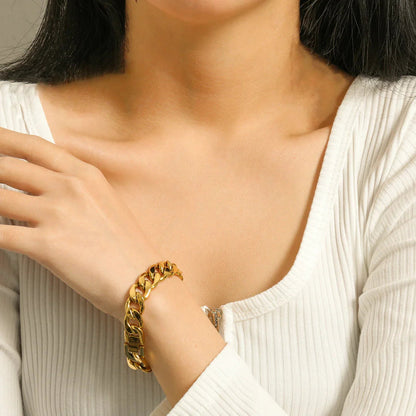 [Topon]Kayle Gold Chain Bracelet