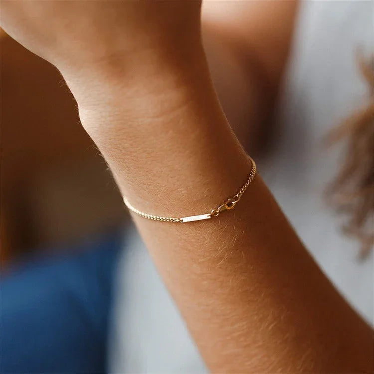 [Topon]Rosemary Gold Chain Bracelet