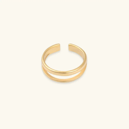 [Topon]Olivia Layered Gold Ring
