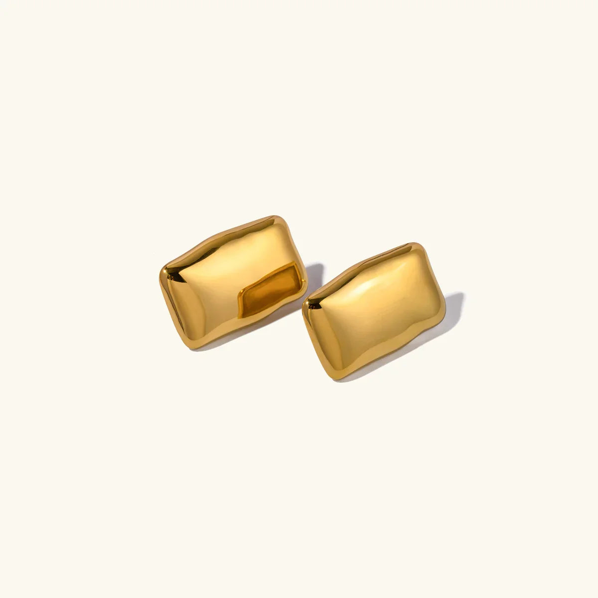 [Topon]Olive Gold Earrings