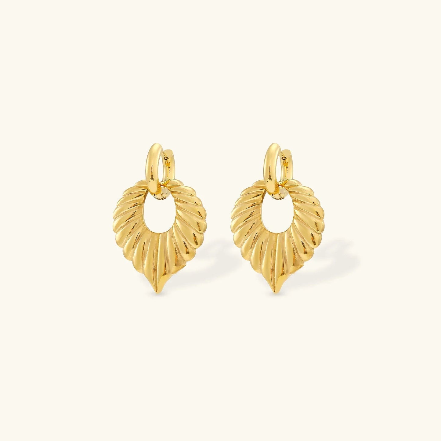 [Topon]Penelope Leaf Earrings