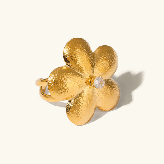 [Topon]Flora Gold Petal Ring