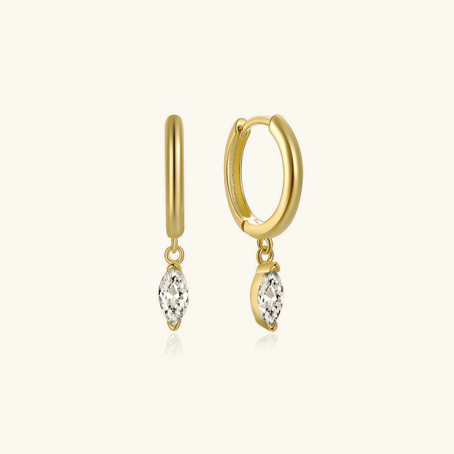 [Topon]Lacey Diamond Hoops