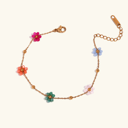 [Topon]Azalea Floral Gold Bracelet