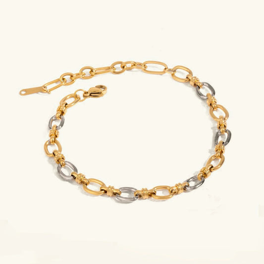[Topon]Addison Two Tone Gold Bracelet