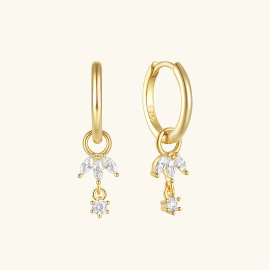 [Topon]Brooke Removable Charm Hoops