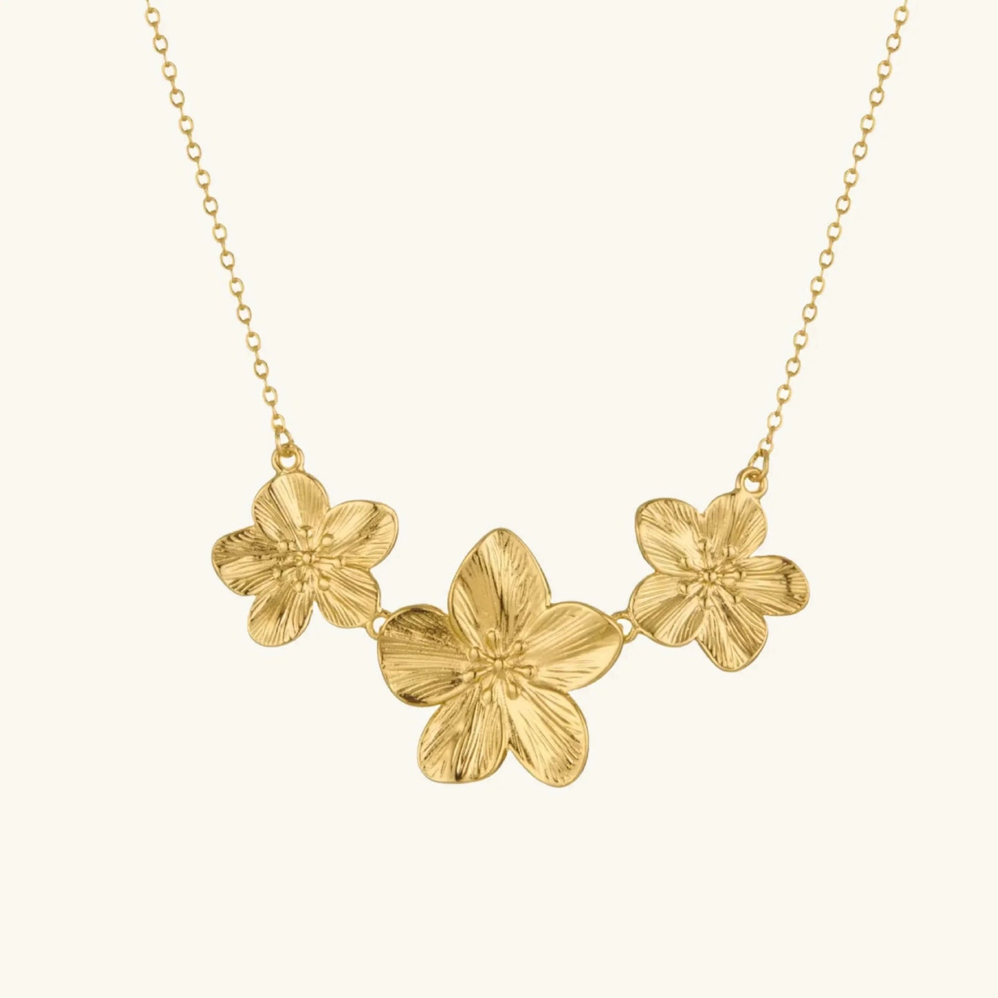 [Topon]Millie Gold Flower Necklace