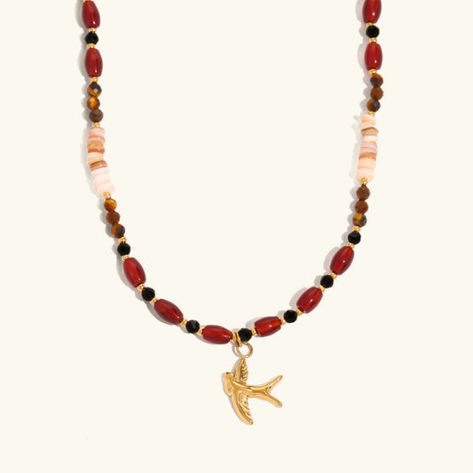 [Topon]Sierra Tiger Eye Beads Necklace