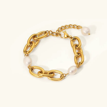 [Topon]Ysabel Chunky Freshwater Pearl Bracelet
