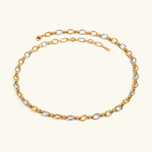 [Topon]Addison Two Tone Gold Necklace