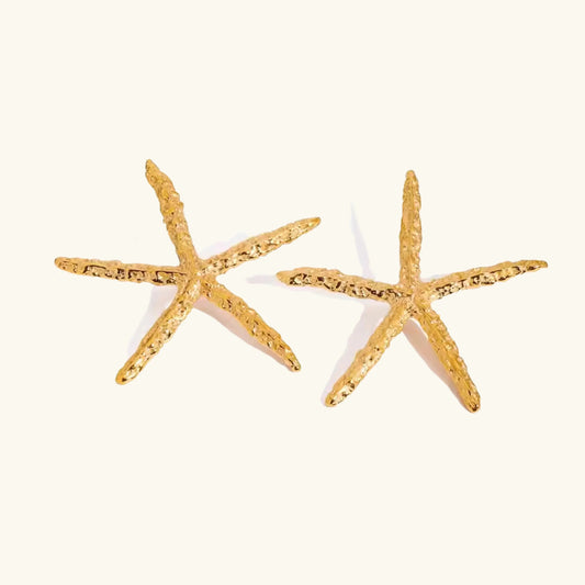 [Topon]Claudia Gold Starfish Earrings