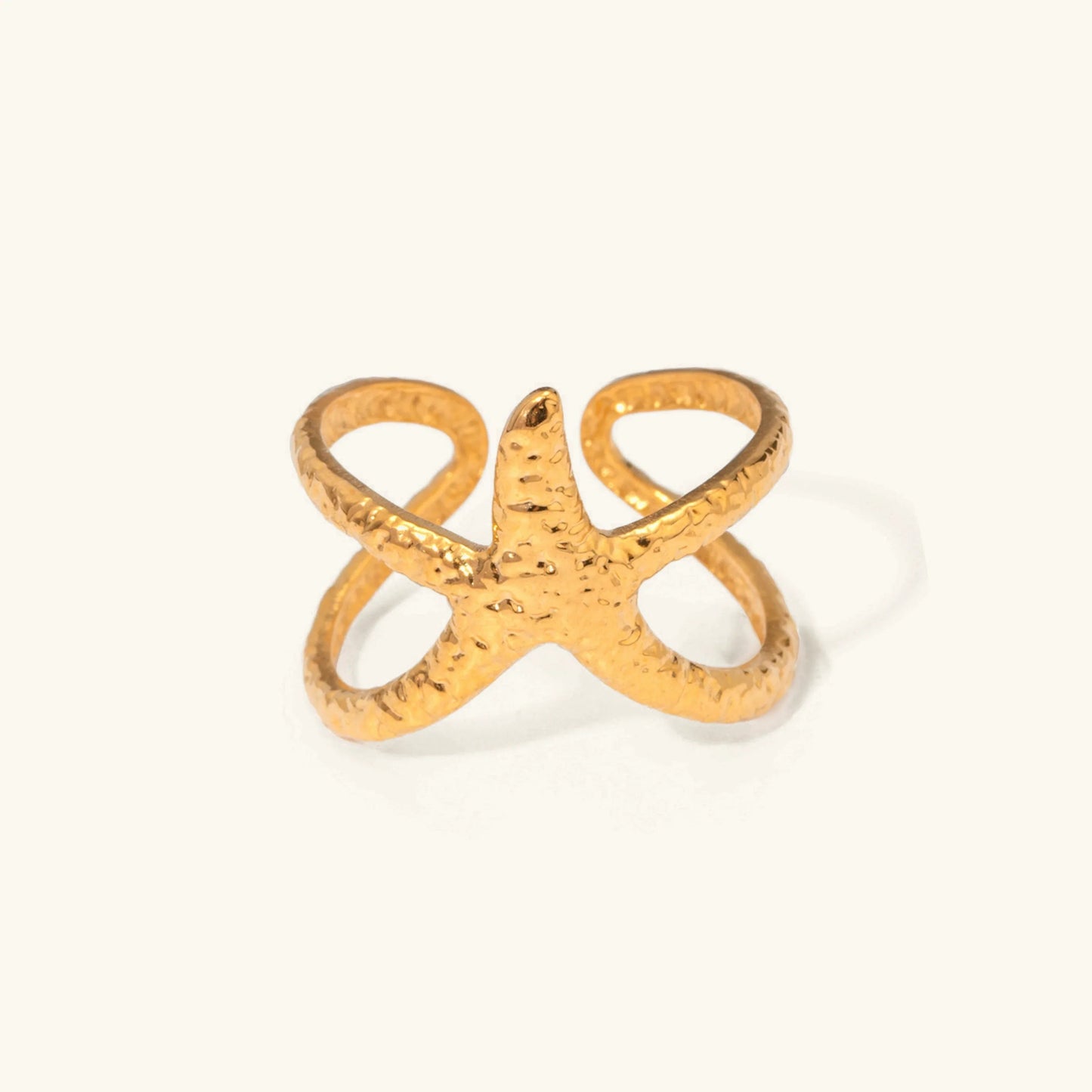 [Topon]Aurelie Gold Starfish Ring