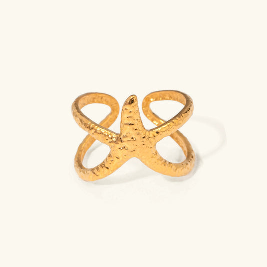 [Topon]Aurelie Gold Starfish Ring