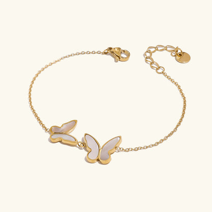 [Topon]Blaire Butterfly Pearl Bracelet