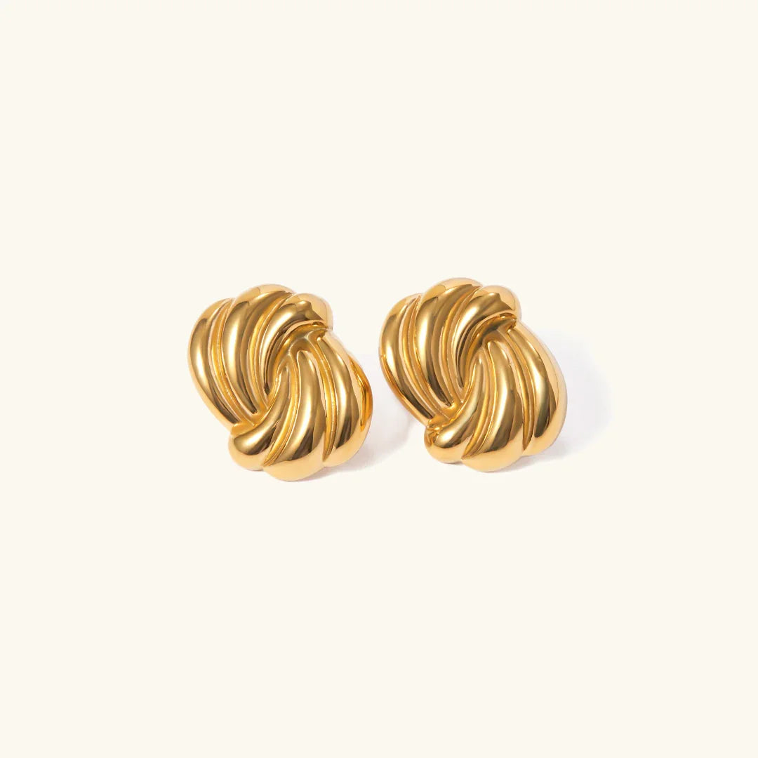 [Topon]Floriana Gold Earrings