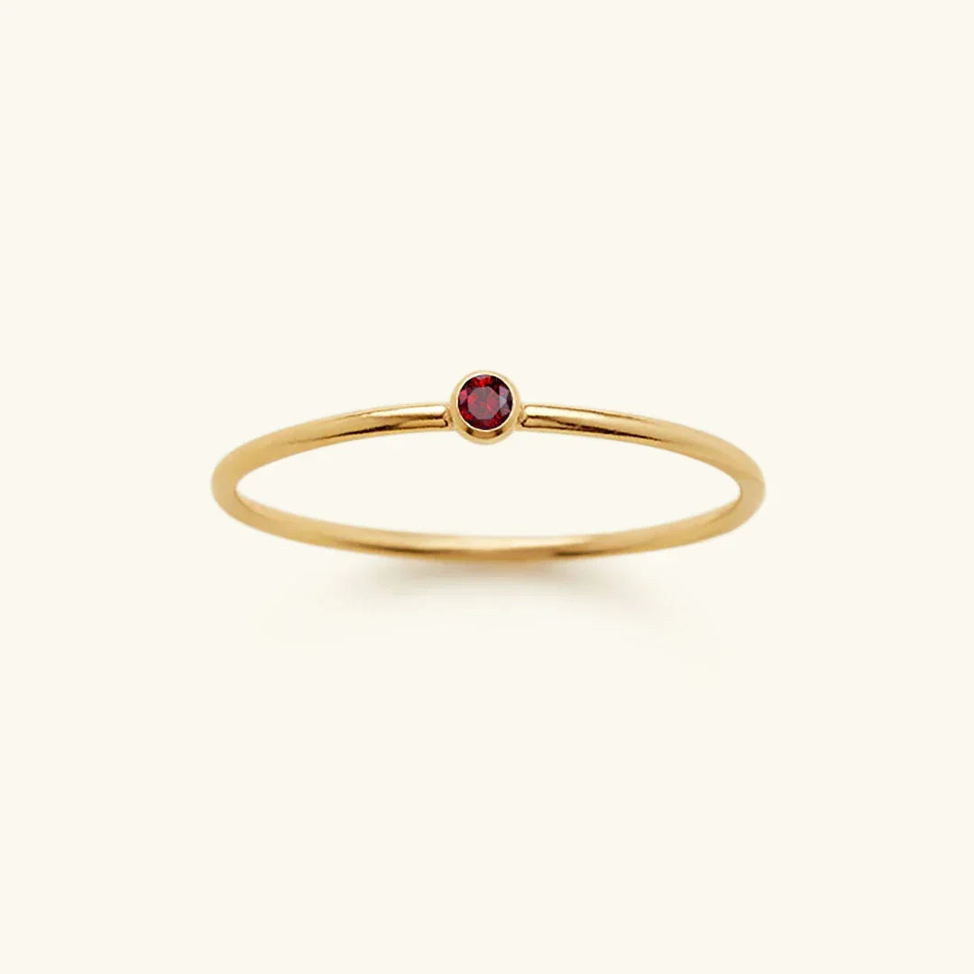[Topon]Amelia Birthstone Stacker Ring