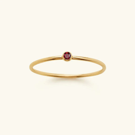 [Topon]Amelia Birthstone Stacker Ring