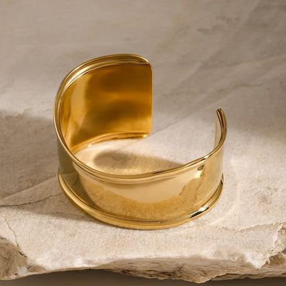 [Topon]Nellie Smooth Gold Cuff
