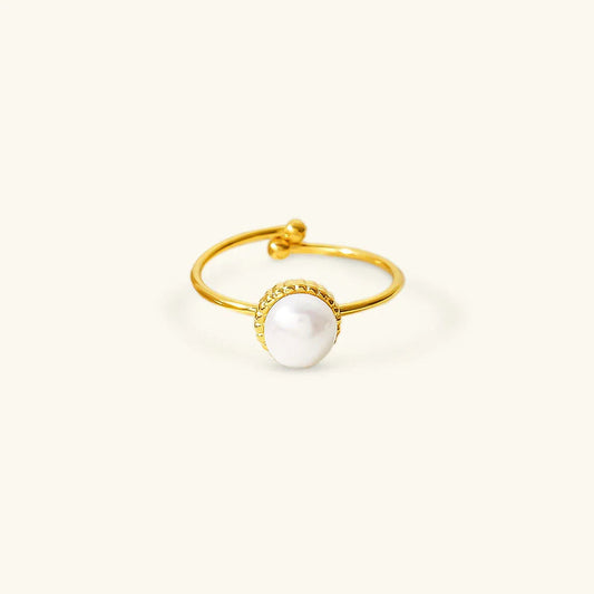 [Topon]Solis Gold Pearl Ring