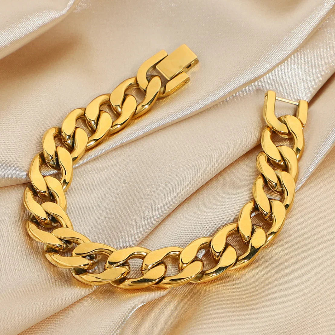 [Topon]Kayle Gold Chain Bracelet
