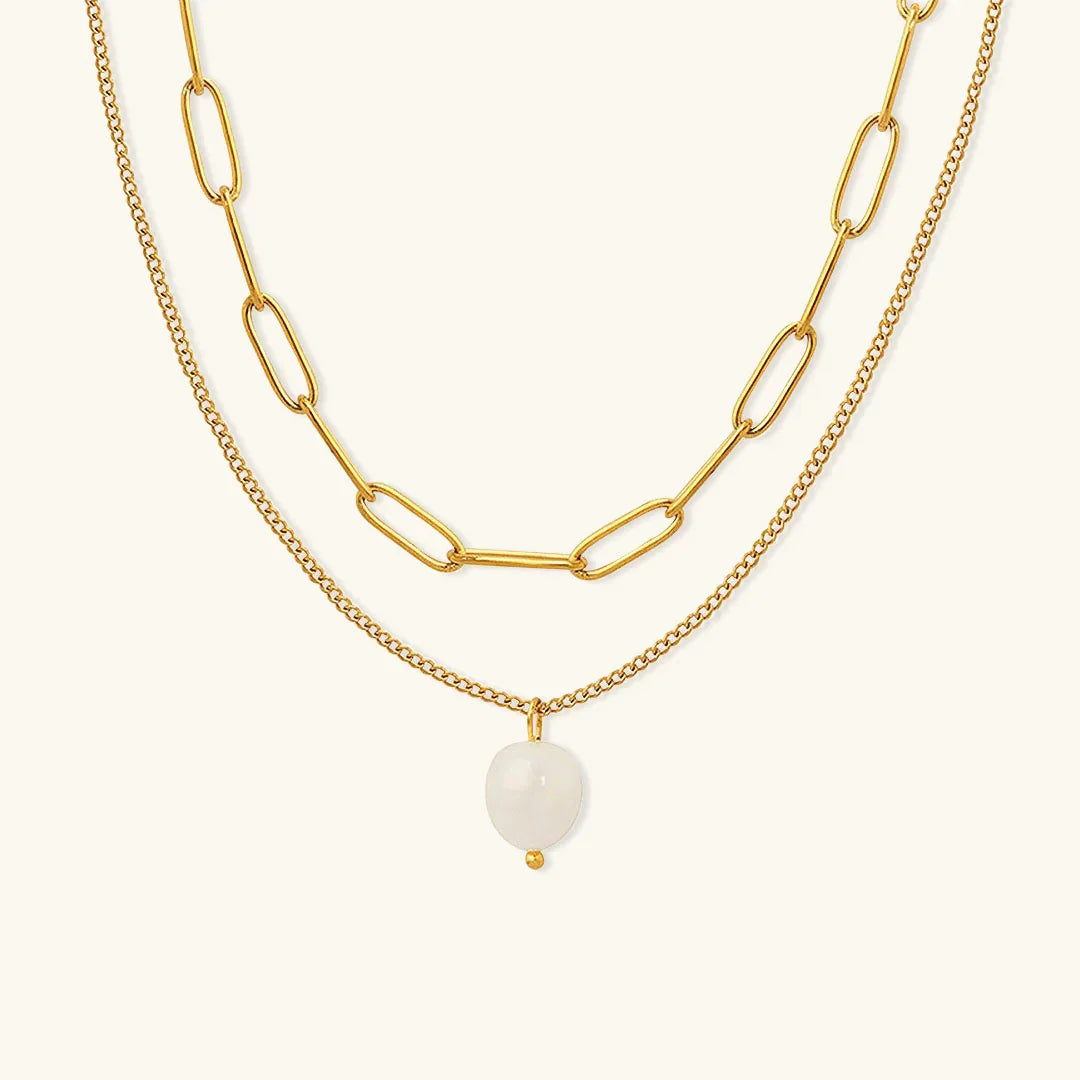 [Topon]Tropica Freshwater Pearl Necklace