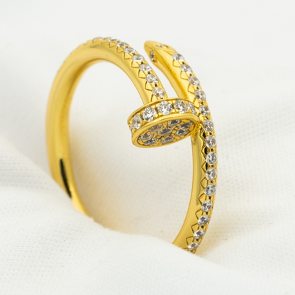[Topon]JUSTE RING 1.8MM GOLD DIAMONDS