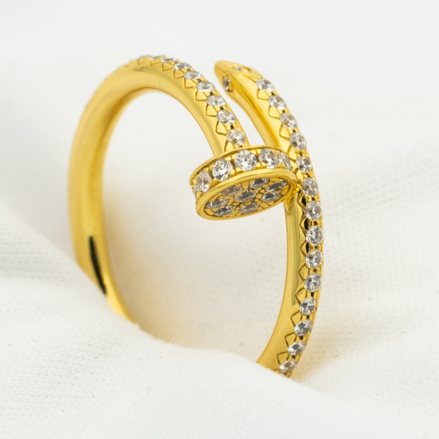 [Topon Jewelry]JUSTE RING 1.8MM GOLD DIAMONDS