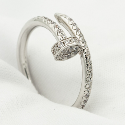 [Topon]JUSTE RING 1.8MM SILVER DIAMONDS