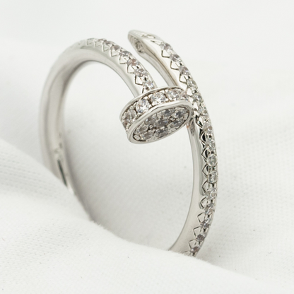 [Topon Jewelry]JUSTE RING 1.8MM SILVER DIAMONDS