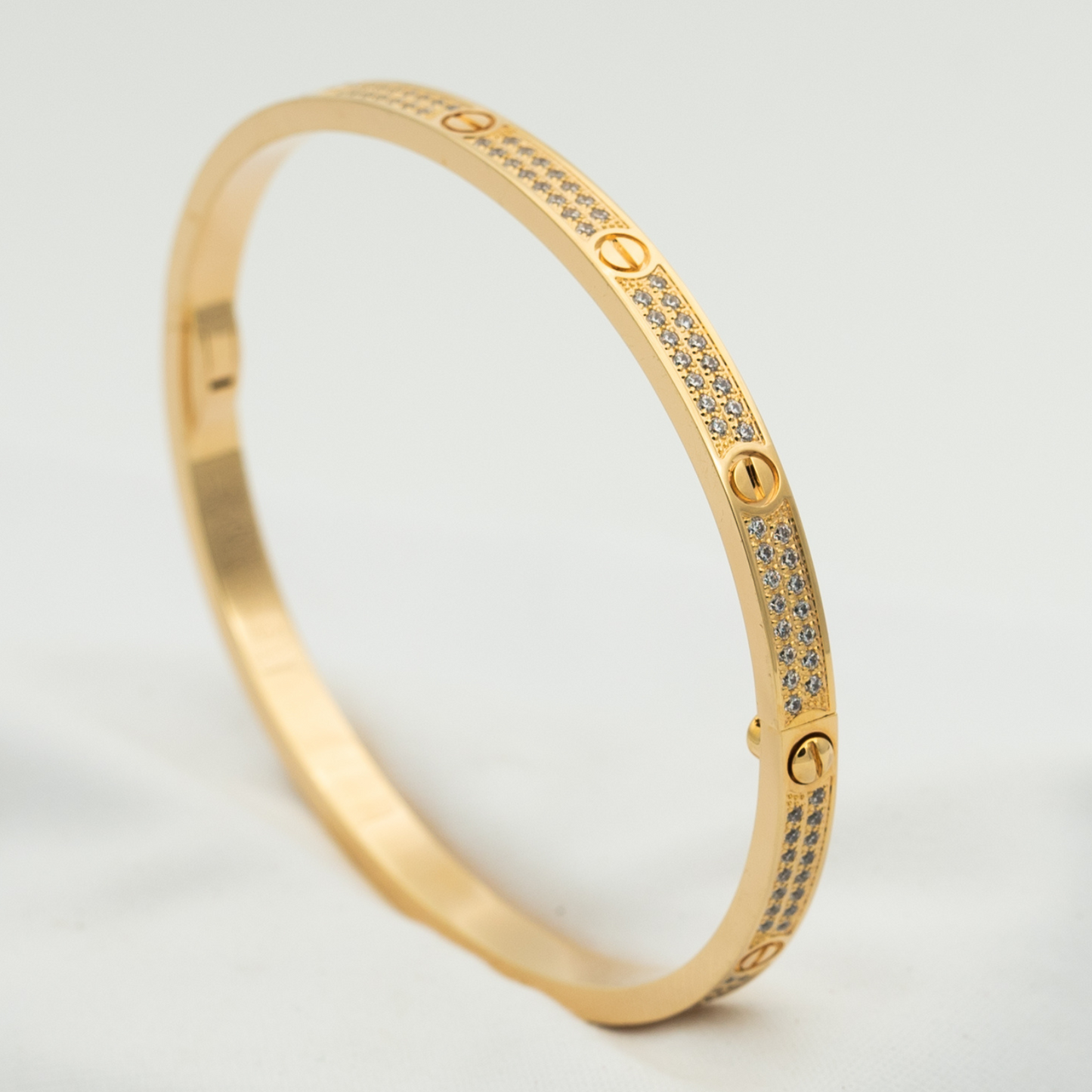 [Topon Jewelry]LOVE BRACELET 3.65MM DIAMOND-PAVED