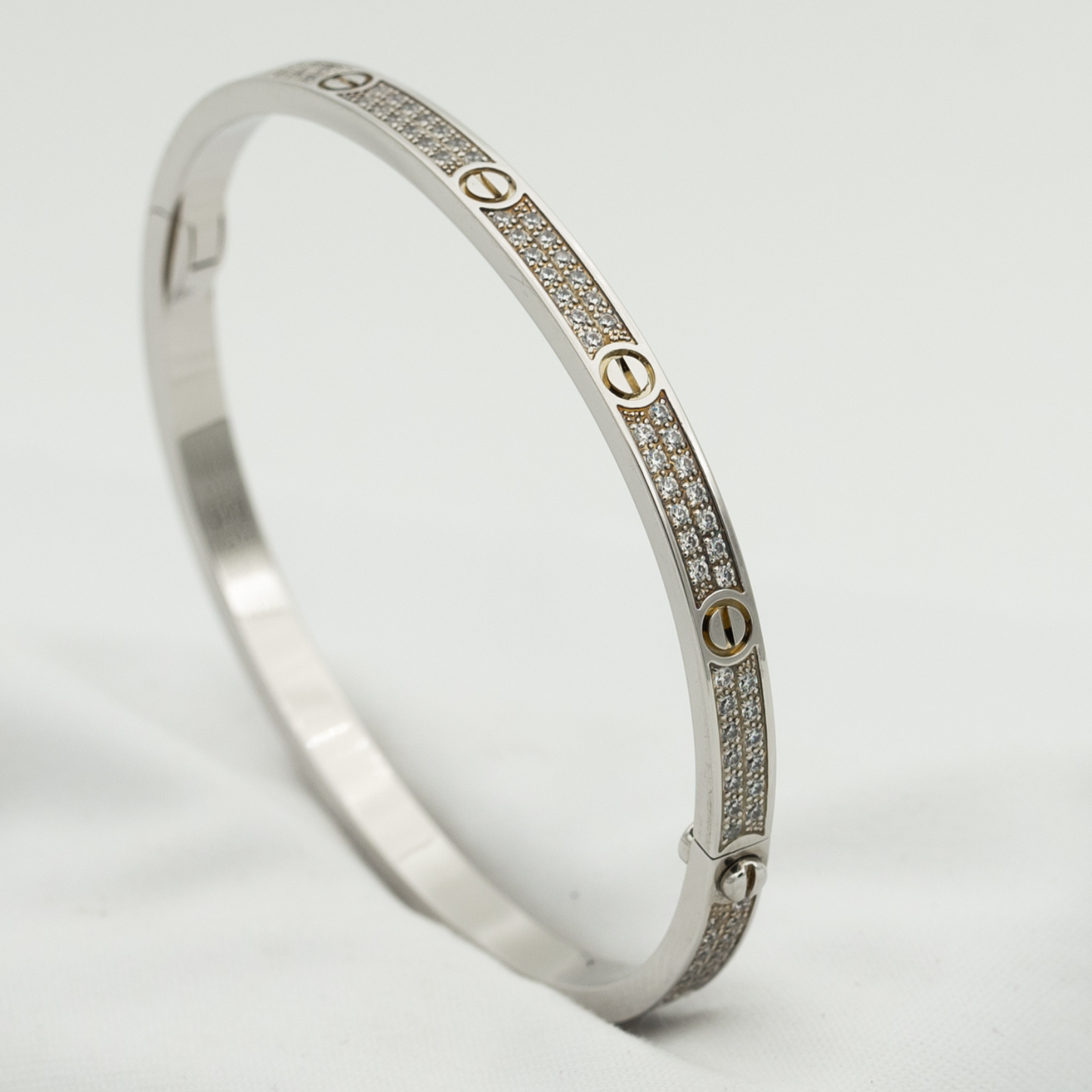 [Topon Jewelry]LOVE BRACELET 3.65MM DIAMOND-PAVED