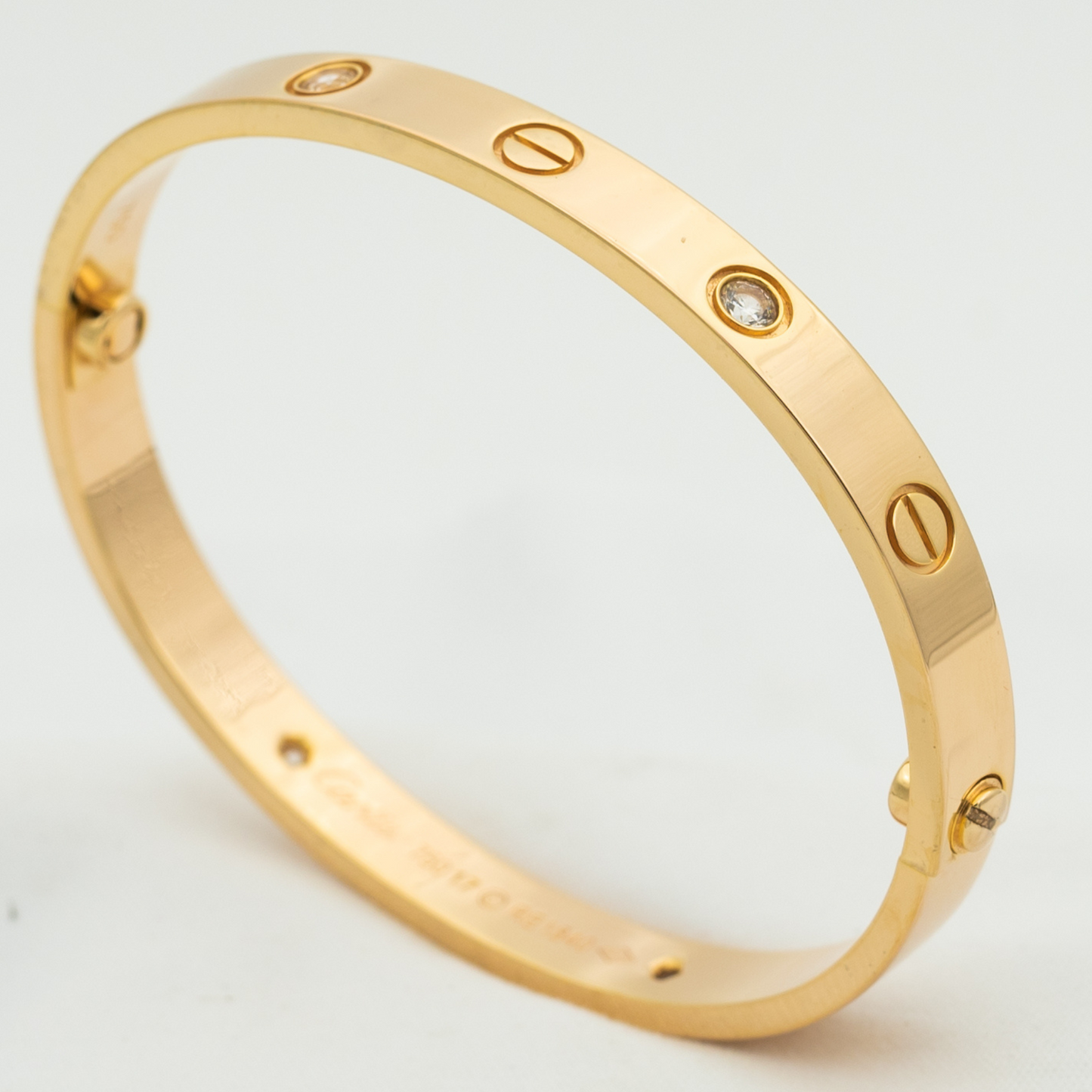 [Topon Jewelry]LOVE BRACELET 6.1MM 4 DIAMONDS