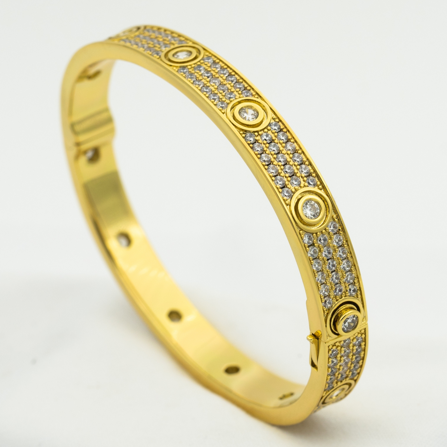 [Topon Jewelry]LOVE BRACELET 6.1MM DIAMOND-PAVED 10 BIG DIAMONDS