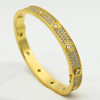 [Topon]LOVE BRACELET 6.1MM DIAMOND-PAVED 10 BIG DIAMONDS
