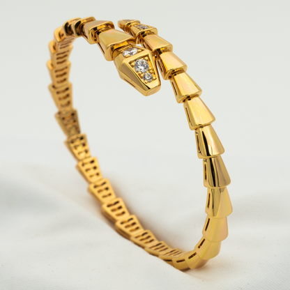 [Topon Jewelry]SERPENTI BRACELET DIAMONDS PINK GOLD