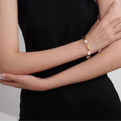 [Topon]Janna Pearl Chain Bracelet