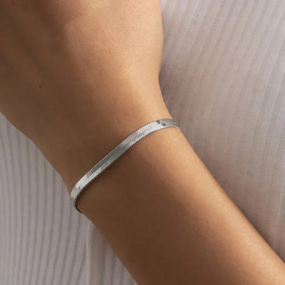 [Topon]Vida Gold Herringbone Bracelet