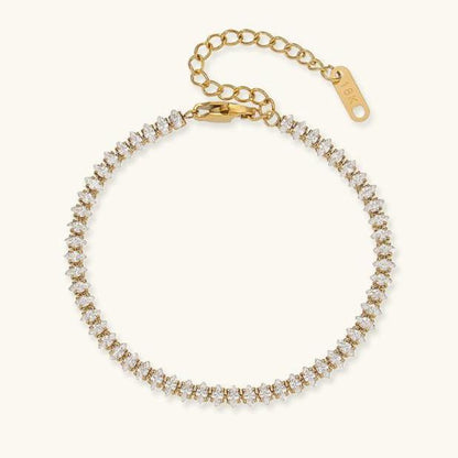 [Topon]Wisteria Diamond Tennis Bracelet