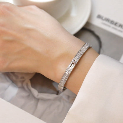 [Topon Jewelry]KELLY BRACELET DIAMOND PAVED