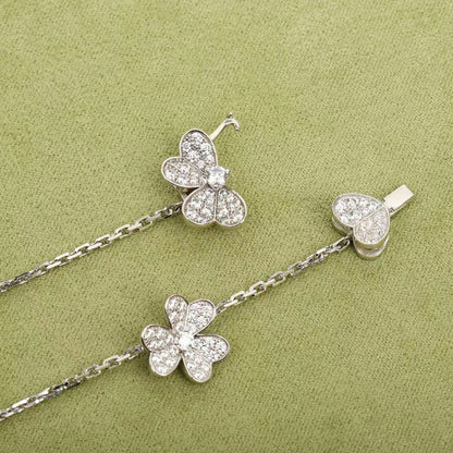 [Topon Jewelry]FRIVOLE SILVER 9 FLOWERS NECKLACE