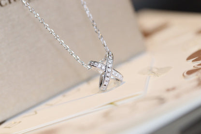 [Topon Jewelry]JEUX DE DIAMOND NECKLACE