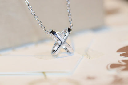 [Topon Jewelry]JEUX DE DIAMOND NECKLACE