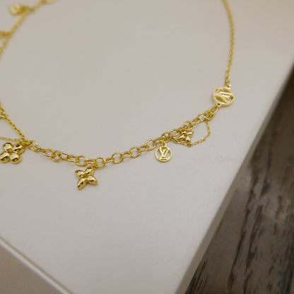 [Topon Jewelry]BLOOMING SUPPLE NECKLACE BRASS