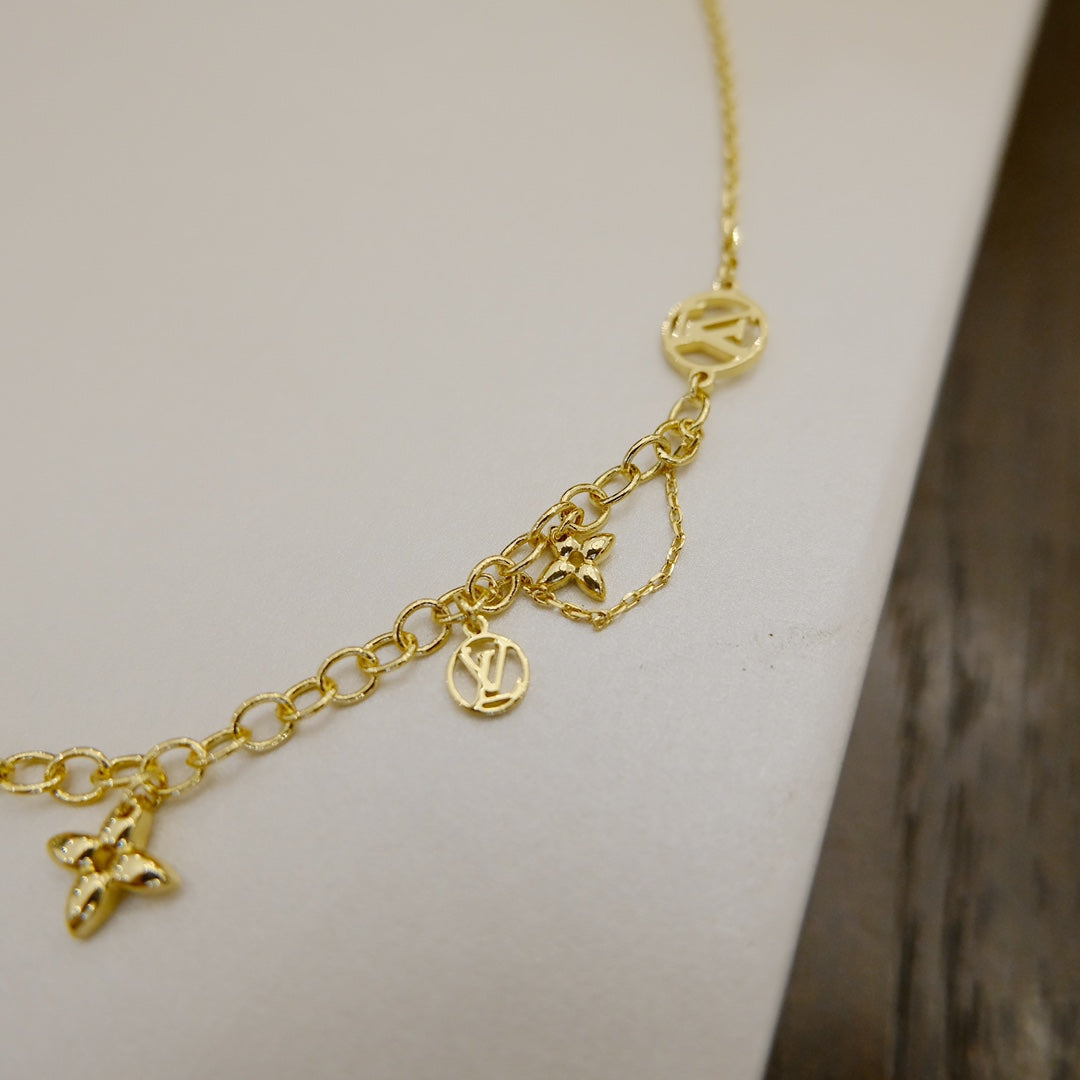 [Topon Jewelry]BLOOMING SUPPLE NECKLACE BRASS