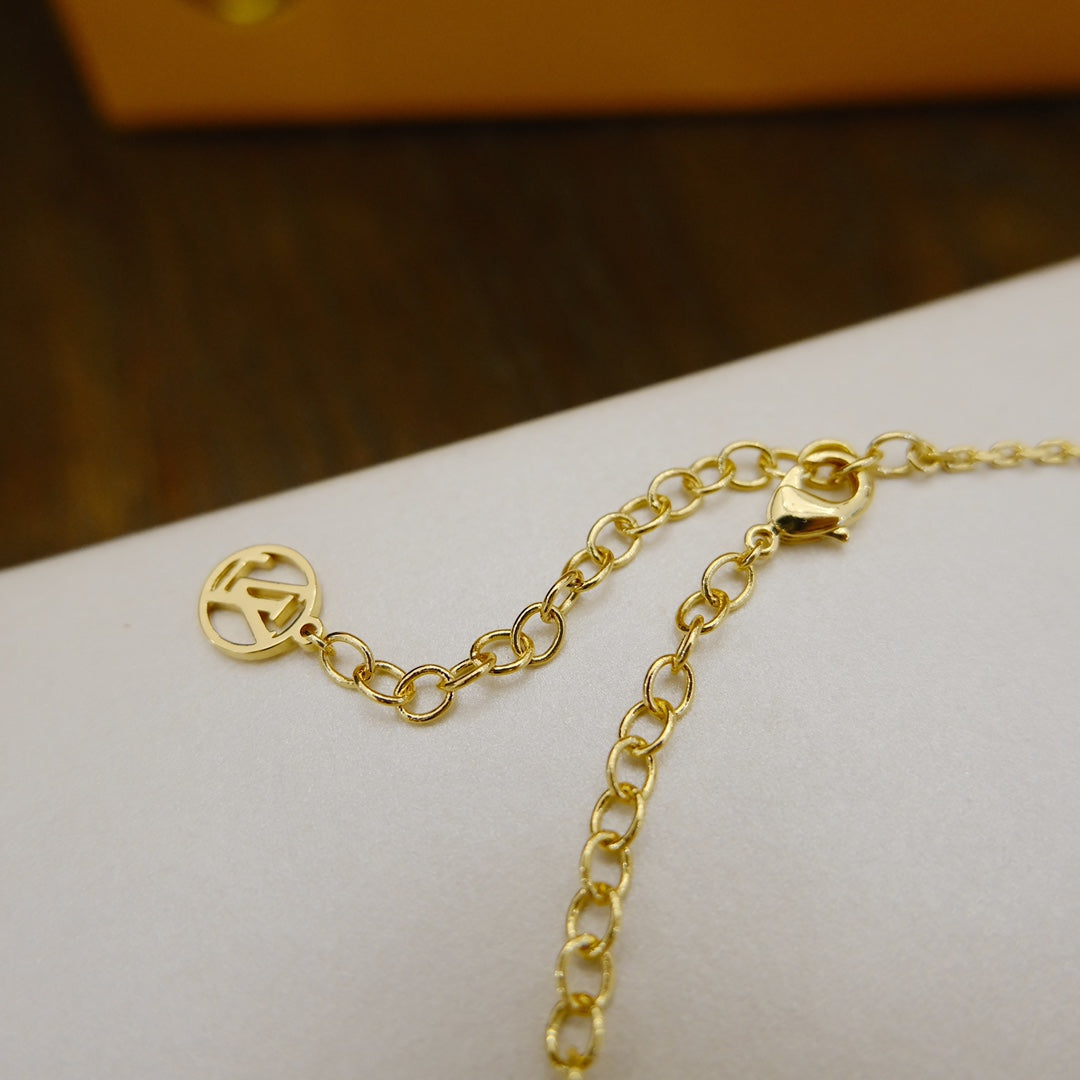 [Topon Jewelry]BLOOMING SUPPLE NECKLACE BRASS