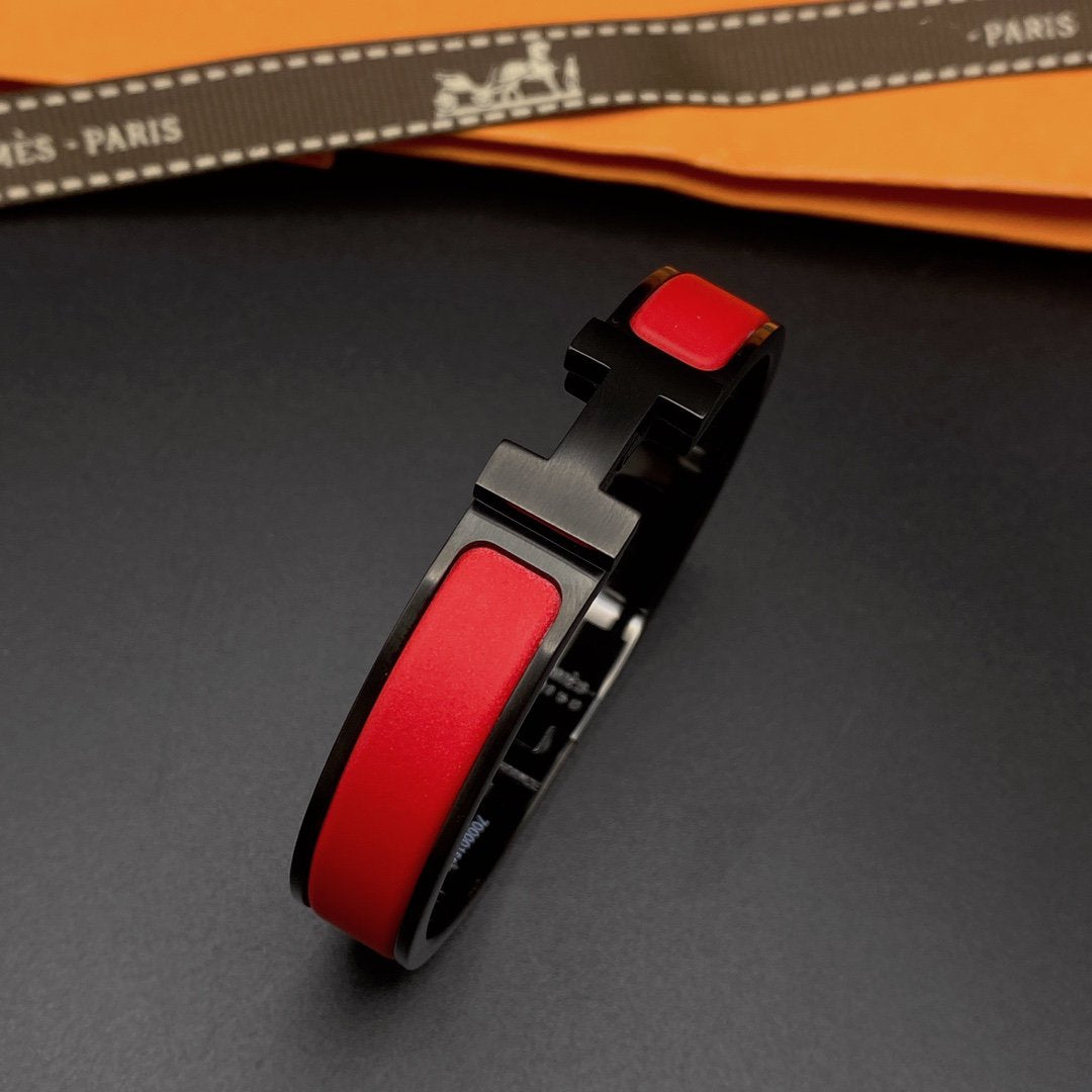 [Topon Jewelry]CLIC HM SO BLACK RED BRACELET