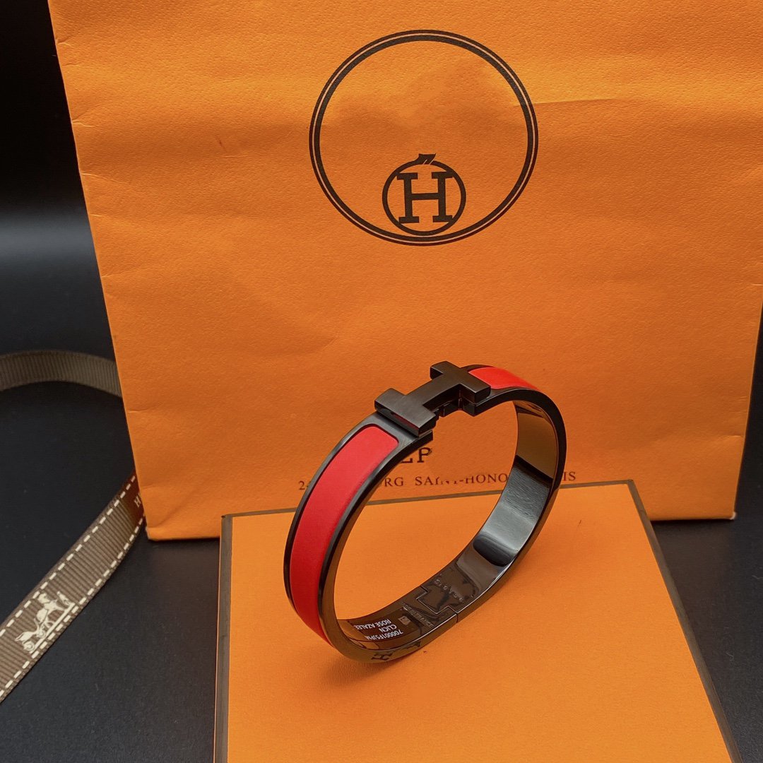 [Topon Jewelry]CLIC HM SO BLACK RED BRACELET