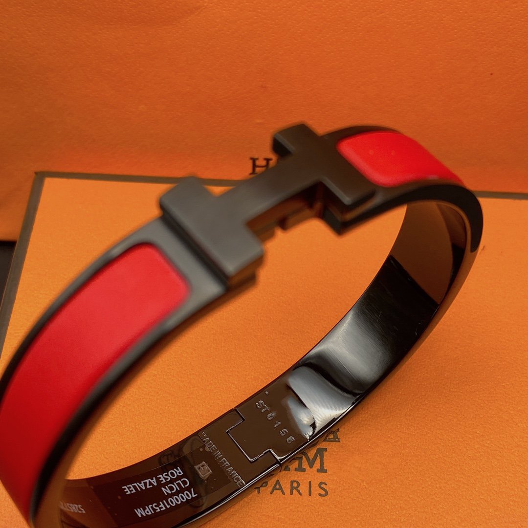 [Topon Jewelry]CLIC HM SO BLACK RED BRACELET